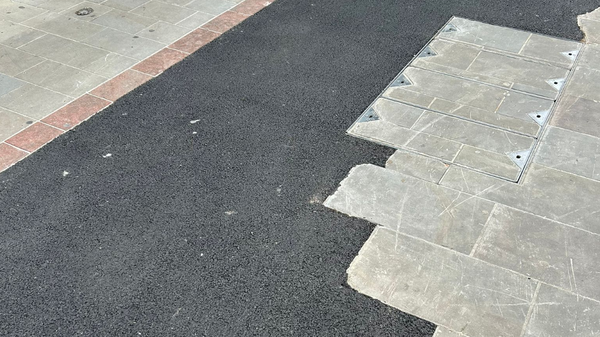 Pavement in need of repair